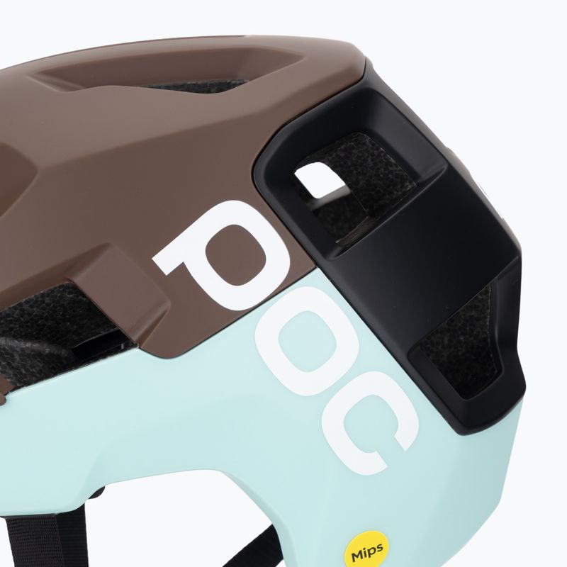 Fahrradhelm POC Kortal Race MIPS bronzite brown matt/lazurite blue matt 7