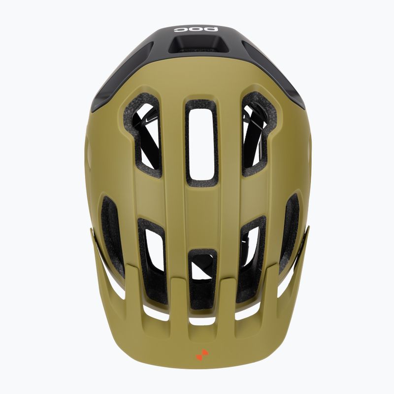 Fahrradhelm POC Cularis olivine green matt/thulite pink matt 6