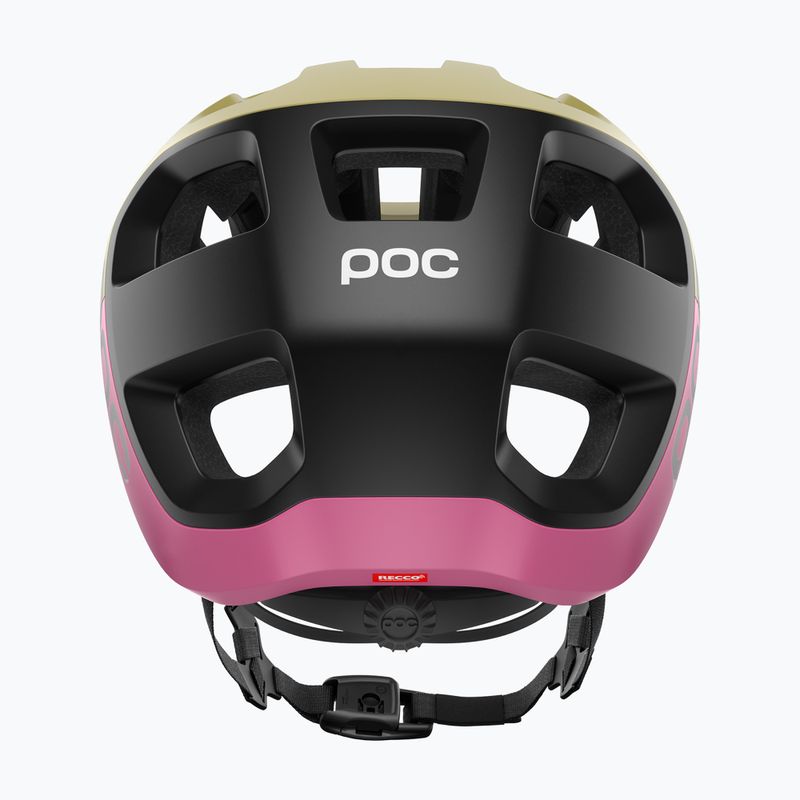 Fahrradhelm POC Cularis olivine green matt/thulite pink matt 4