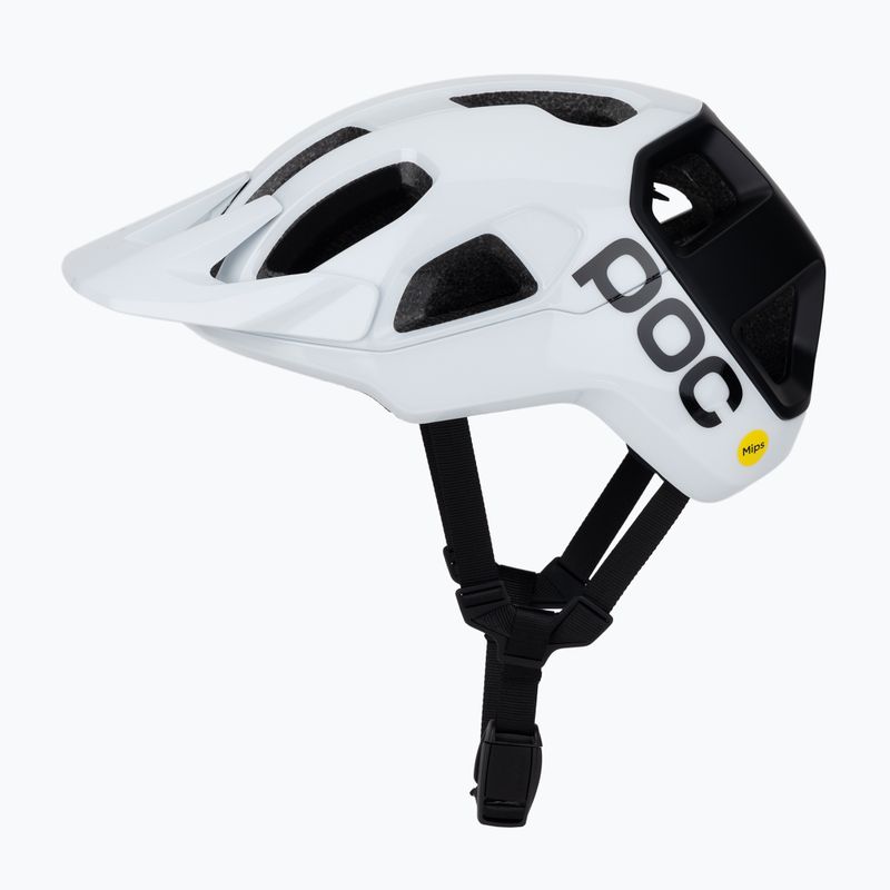 Fahrradhelm POC Cularis hydrogen white/uranium black matt w. logo 3
