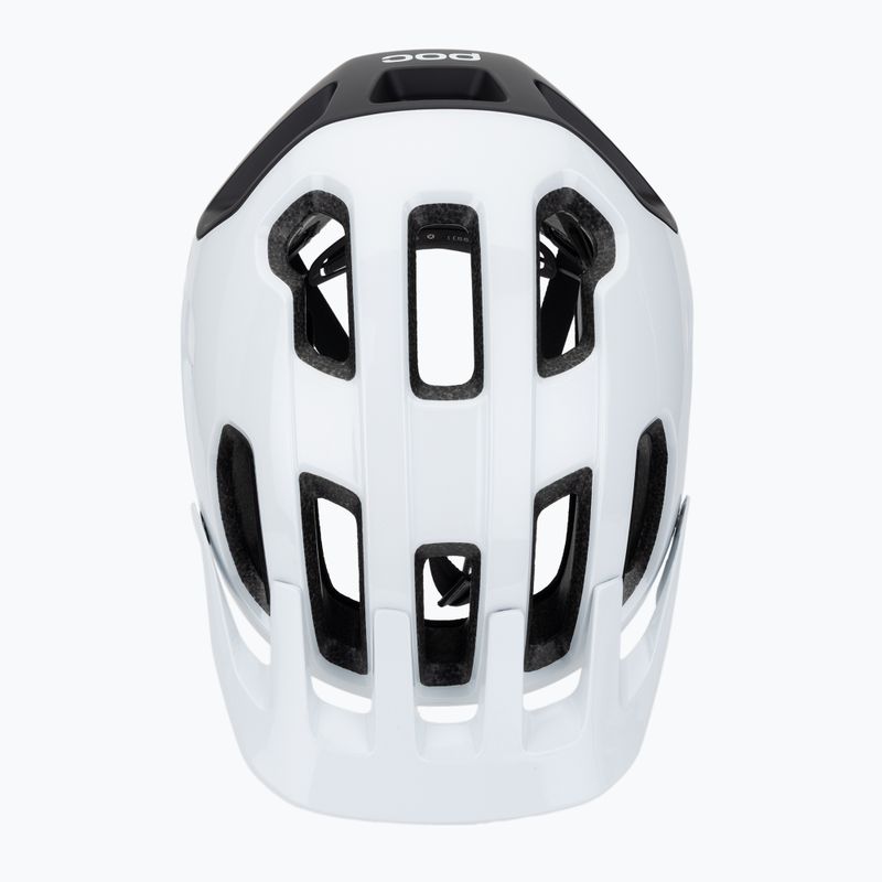 Fahrradhelm POC Cularis hydrogen white/uranium black matt w. logo 6