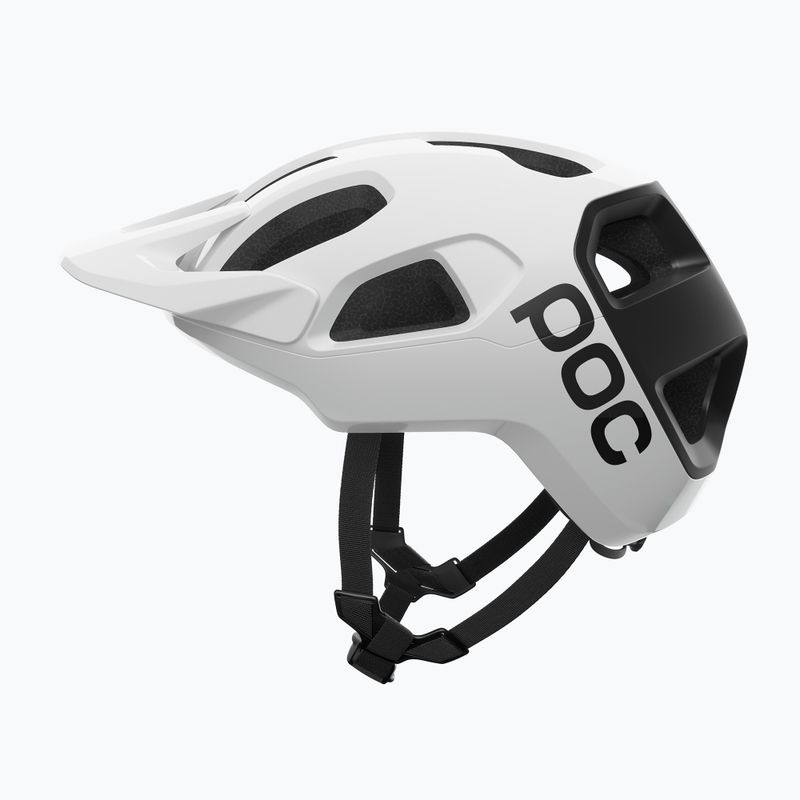 Fahrradhelm POC Cularis hydrogen white/uranium black matt w. logo 2