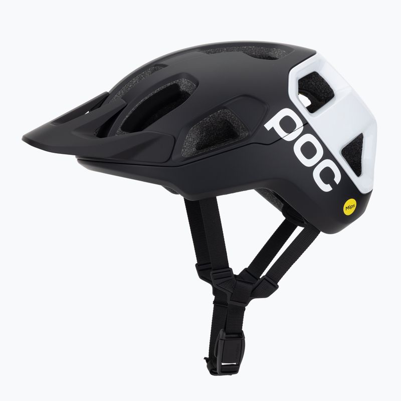 Fahrradhelm POC Cularis uranium black matt/hydrogen white w. logo 3
