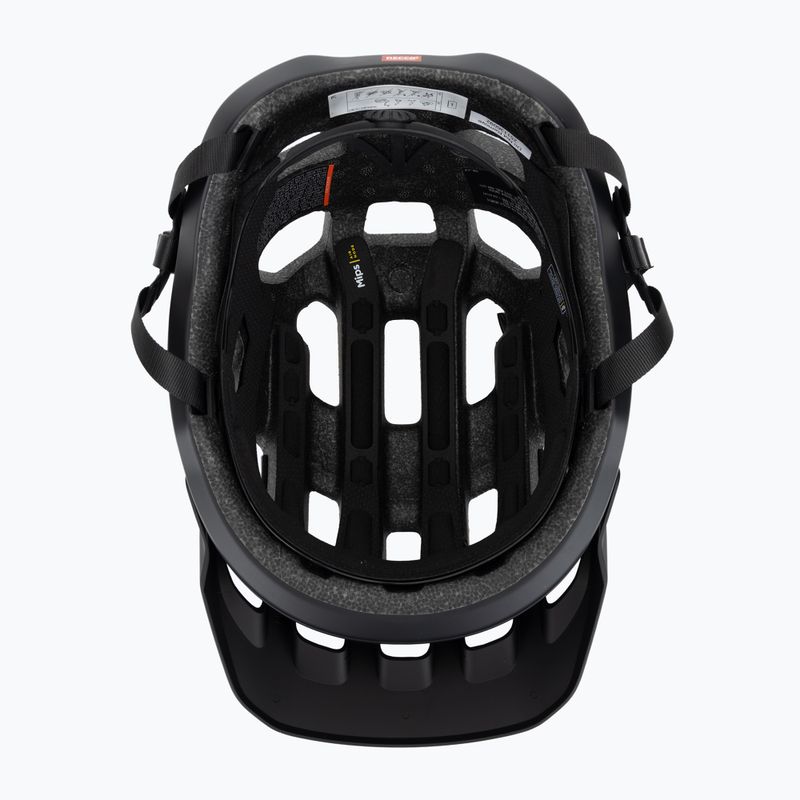 Fahrradhelm POC Cularis uranium black matt/hydrogen white w. logo 5