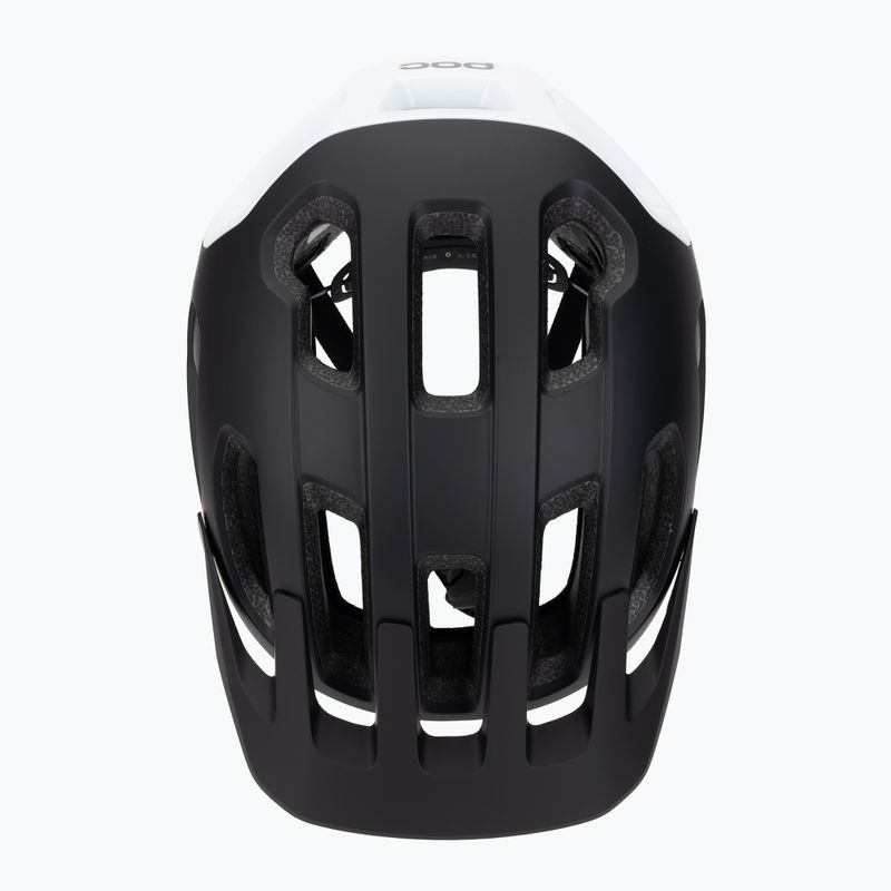 Fahrradhelm POC Cularis uranium black matt/hydrogen white w. logo 6