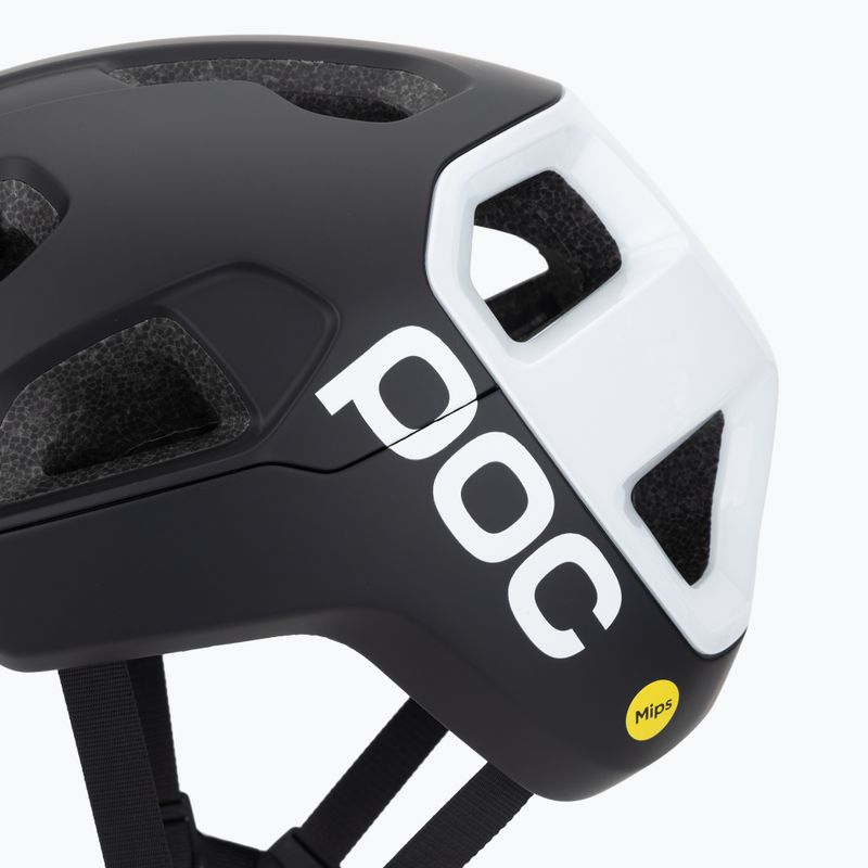 Fahrradhelm POC Cularis uranium black matt/hydrogen white w. logo 7