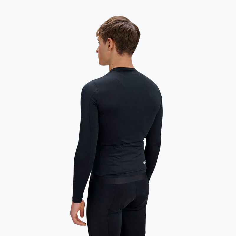 Herren Fahrrad-Langarmshirt POC Cadence Jersey uranium black 2
