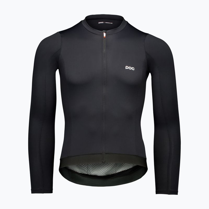Herren Fahrrad-Langarmshirt POC Cadence Jersey uranium black 3