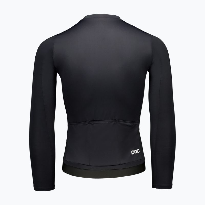 Herren Fahrrad-Langarmshirt POC Cadence Jersey uranium black 4