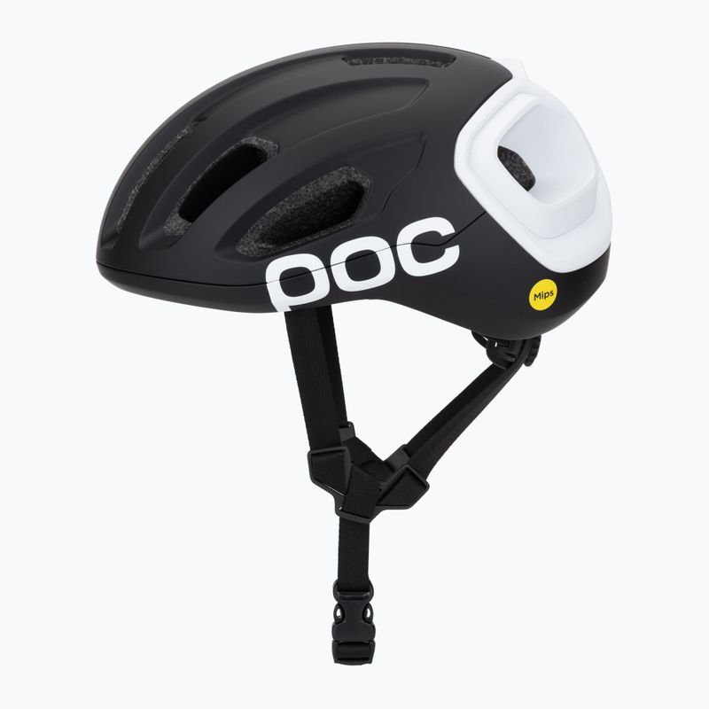 Fahrradhelm POC Amidal uranium black matt/hydrogen white 3