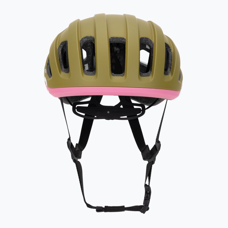 Fahrradhelm POC Amidal olivine green matt/thulite pink matt 2