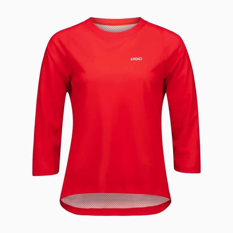 Damen Fahrradtrikot POC Motion Air Jersey 3/4 prismane red 3