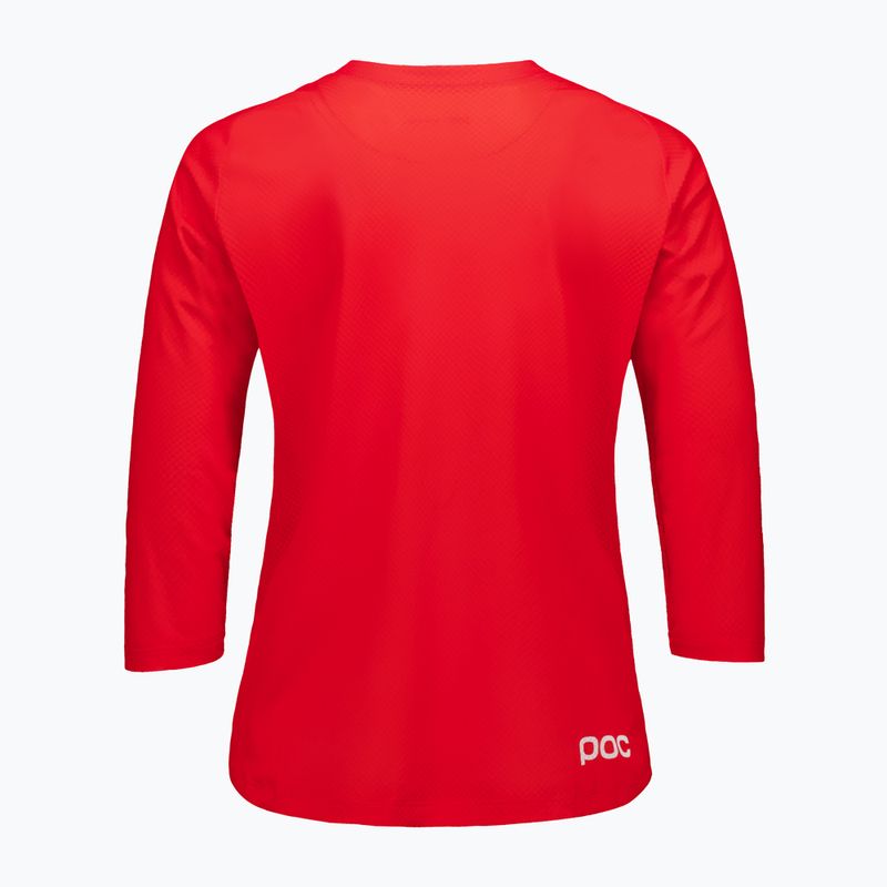 Damen Fahrradtrikot POC Motion Air Jersey 3/4 prismane red 4