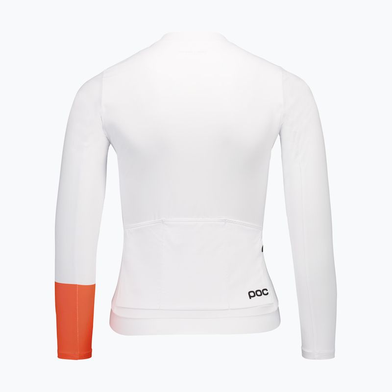 Damen Fahrrad-Langarmshirt POC Cadence Jersey hydrogen white 4