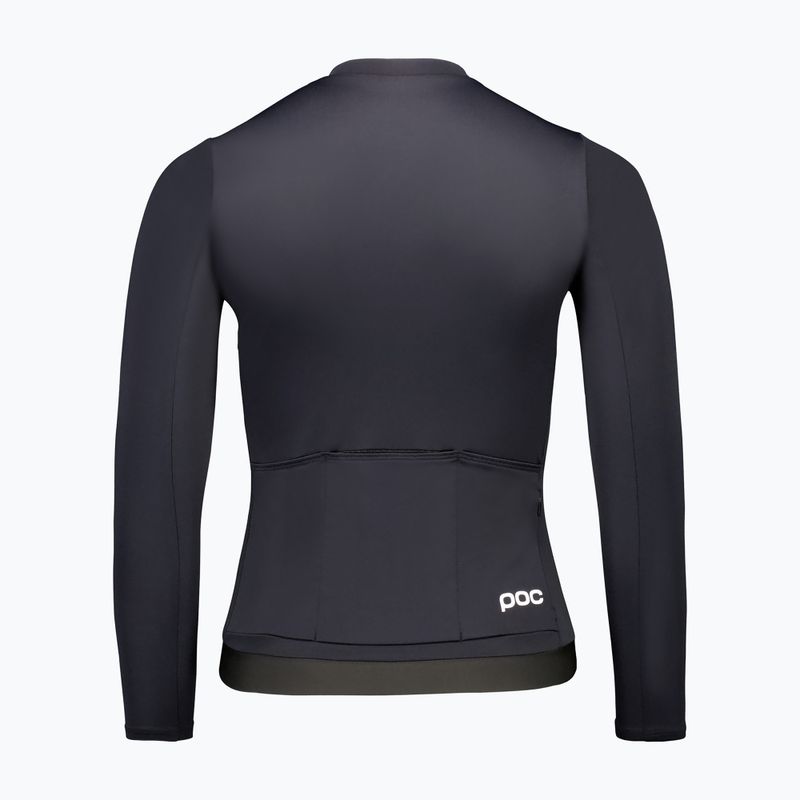 Herren Fahrrad-Langarmshirt POC Cadence Jersey uranium black 4