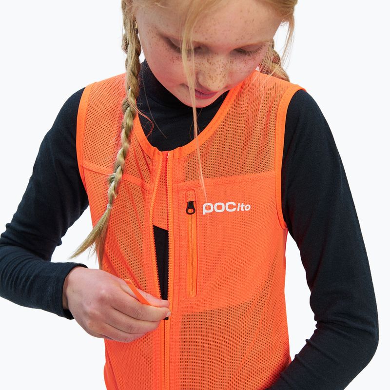 Kinder-Schutzweste POC Pocito VPD Air Vest Jr fluorescent orange 6
