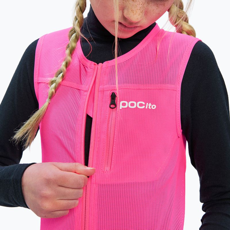 Kinder-Schutzweste POC Pocito VPD Air Vest Jr fluorescent pink 6