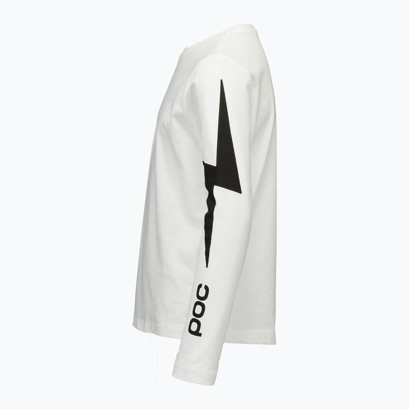Kinder-Longsleeve POC Tee Jr blixten white 3