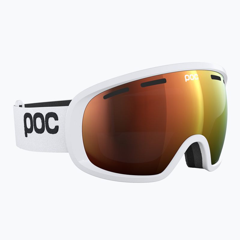 Skibrille POC Fovea blixten white/partly sunny orange