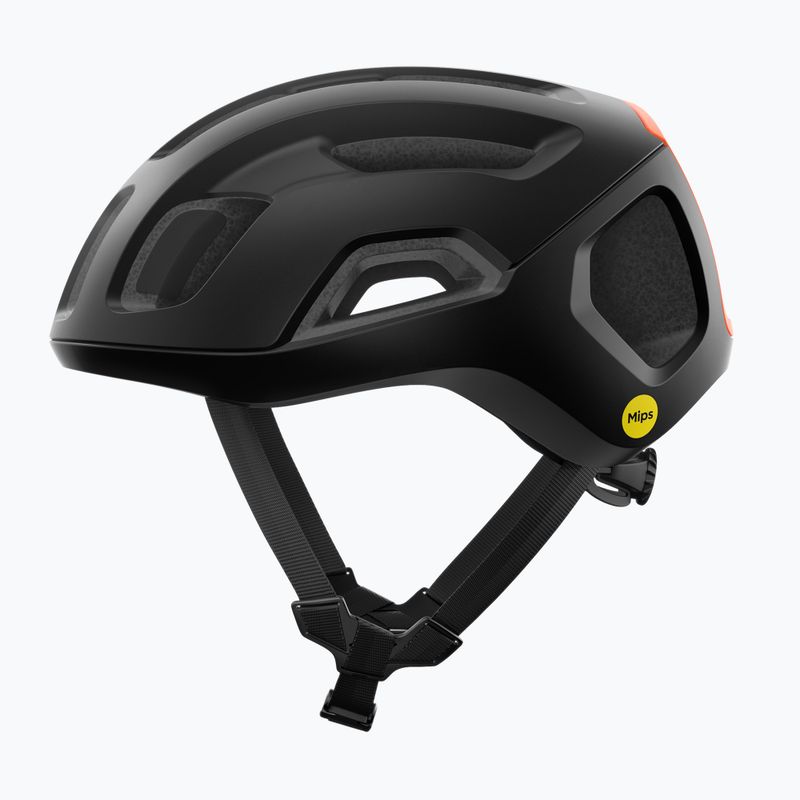 POC Ventral Air MIPS Fahrradhelm uranium schwarz matt/fluoreszierend orange matt 2