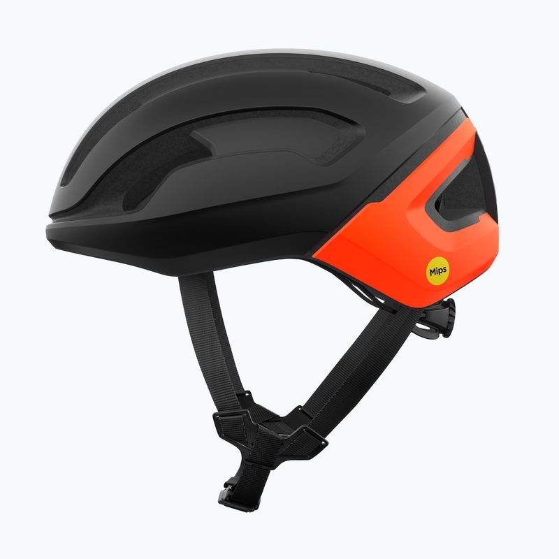Fahrradhelm POC Omne Air MIPS uranium schwarz matt/fluoreszierend orange matt 2