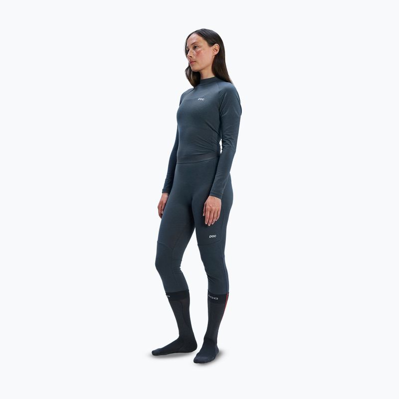 Damen Thermo-Leggings POC Layer Merino 3/4 Tights sylvanite grey 2