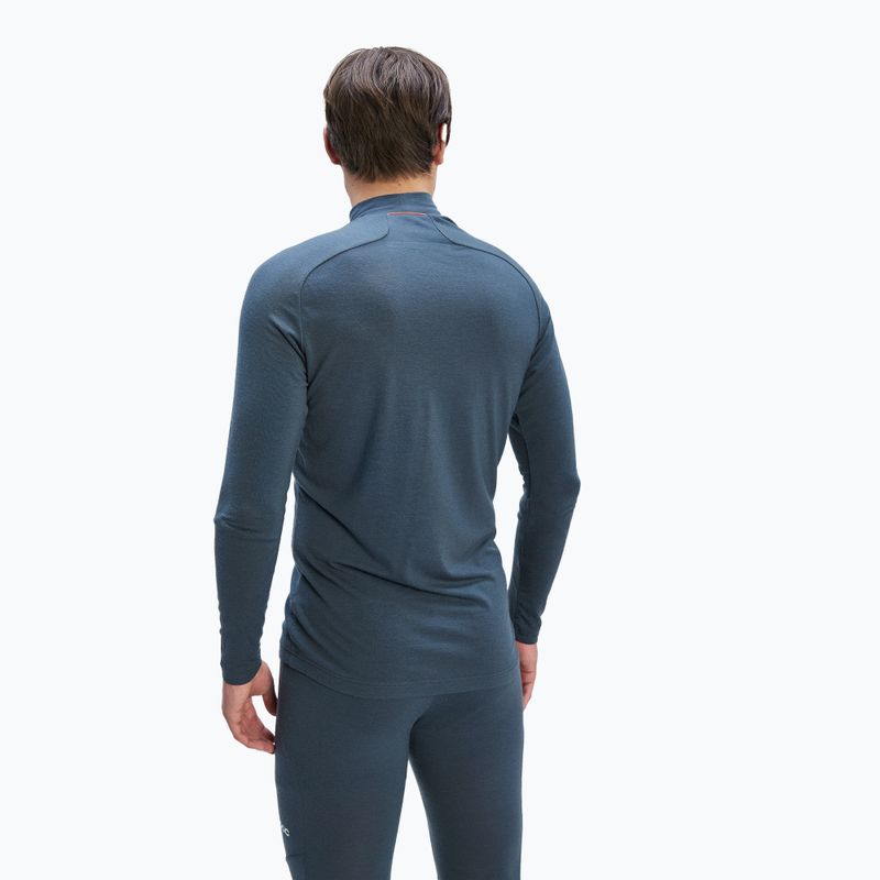 Herren Thermoaktiv-Funktionsshirt POC Layer Merino Mock Neck Jersey sylvanite grey 3