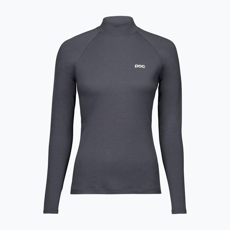 Damen Thermoaktivshirt POC Layer Merino Mock Neck Jersey sylvanite grey 3