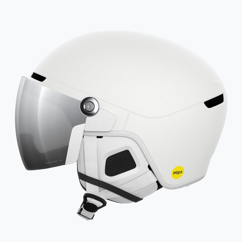 Skihelm POC Obex Visor Hydrogen White Matt/Clarity U/Partly Sunny/Silver 2