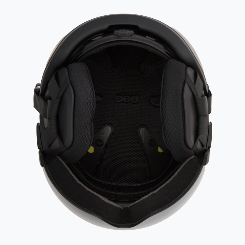 Skihelm POC Obex Visor uranium black matt/clarity u/partly sunny/silver 6