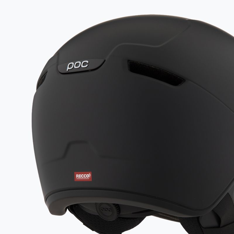 Skihelm POC Obex Visor uranium black matt/clarity u/partly sunny/silver 8