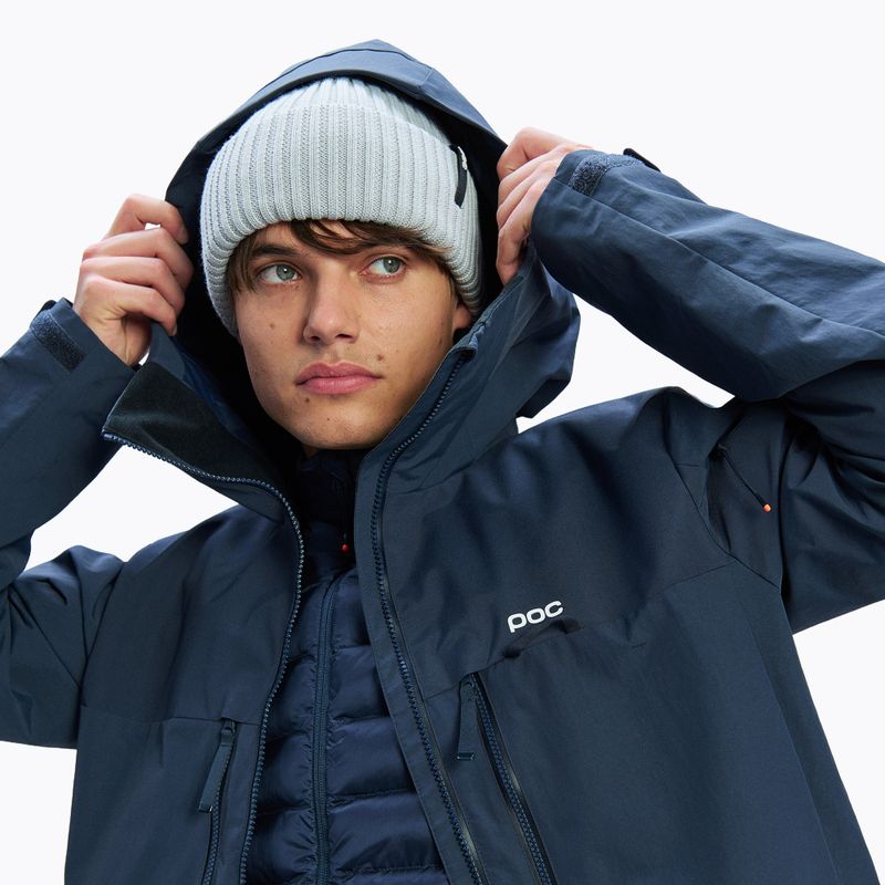 Herren-Wintermantel POC Race Mentor Coat apatite navy 7