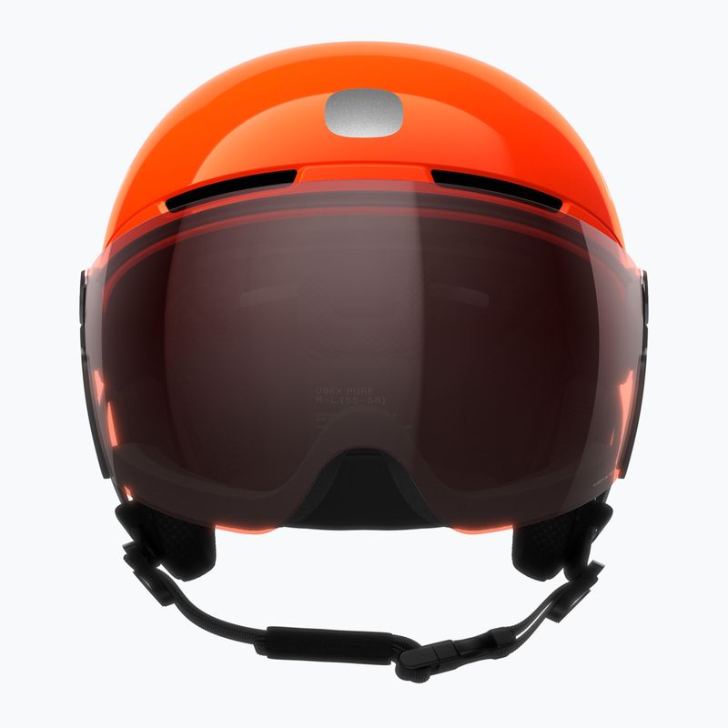 Kinder-Skihelm POC POCito Obex Visor S2 Jr fluorescent orange 3