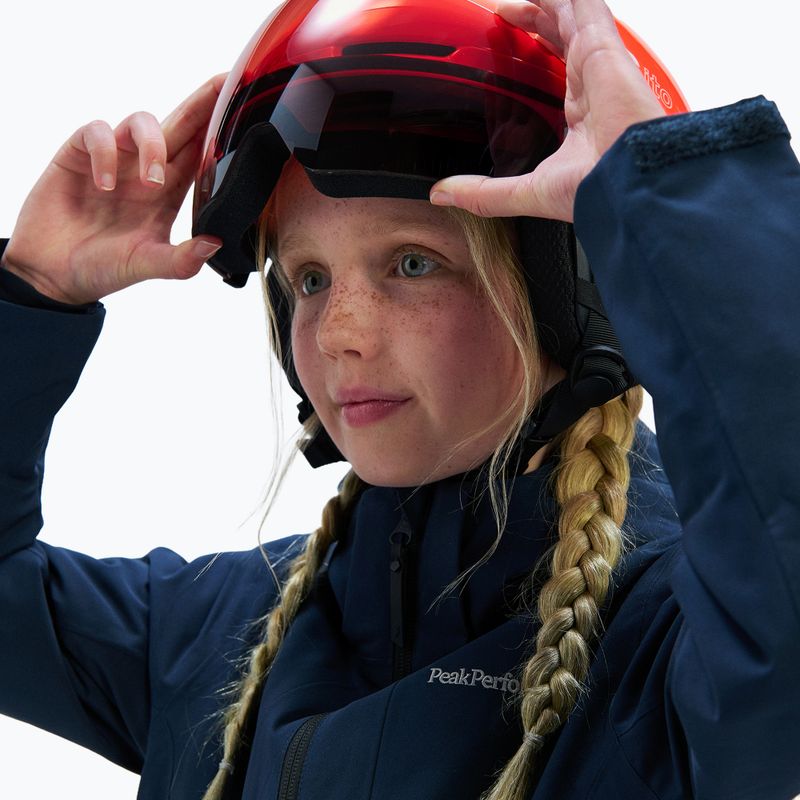 Kinder-Skihelm POC POCito Obex Visor S2 Jr fluorescent orange 9