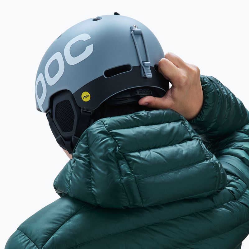 Skihelm POC Fornix BC granite grey matt 9