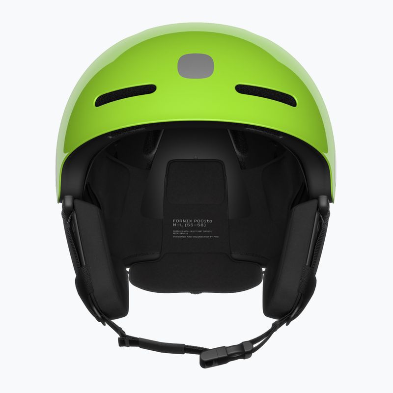 Kinder-Skihelm POC POCito Fornix MIPS fluorescent yellow/green 3