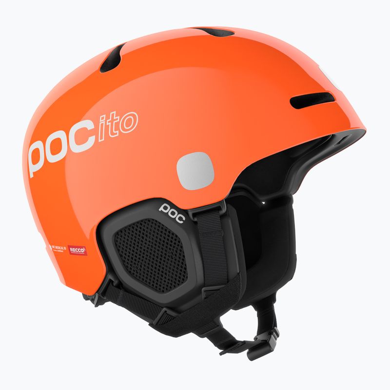 Kinder-Skihelm POC POCito Fornix MIPS fluorescent orange