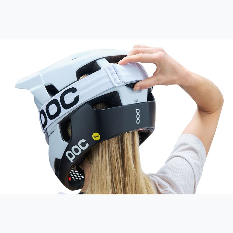 Fahrradbrille POC Ora hydrogen white/clarity trail/cloudy brown 6