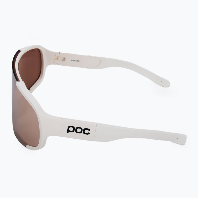 Sonnenbrille POC Aspire hydrogen white/clarity trail/Paartly sunny silver 4