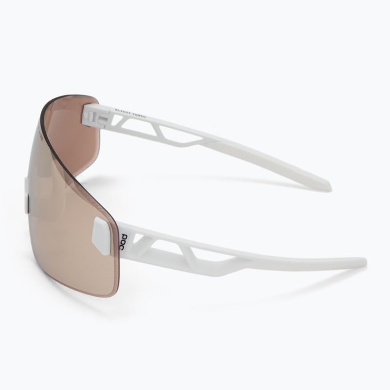Sonnenbrille POC Elicit Toric hydrogen white/clarity trail/Paartly sunny silver 5