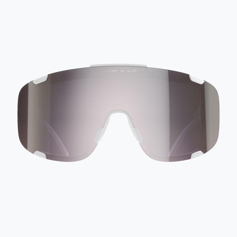 Sonnenbrille POC Devour hydrogen white/clarity road/sunny silver 2
