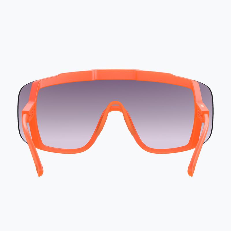 Sonnenbrille POC Devour fl.orange translucent/clarity road/Paartly sunny gold 3