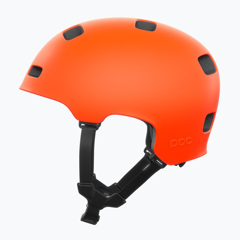 Fahrradhelm POC Crane MIPS fluorescent orange matte 2