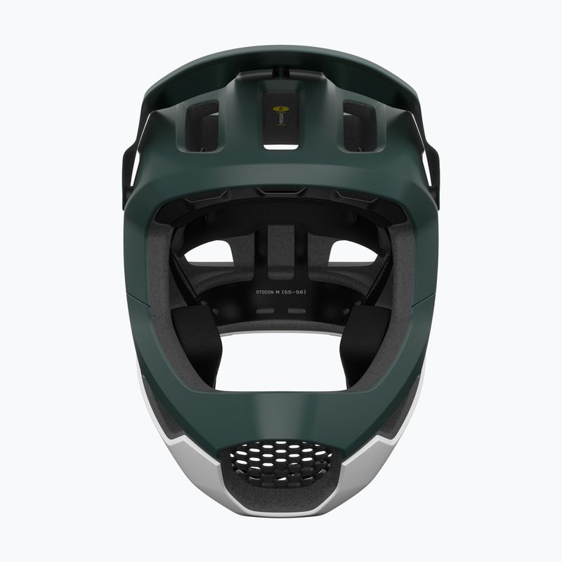 Fahrradhelm POC Otocon Race MIPS Paargasite green matt/hydrogen white matt 3