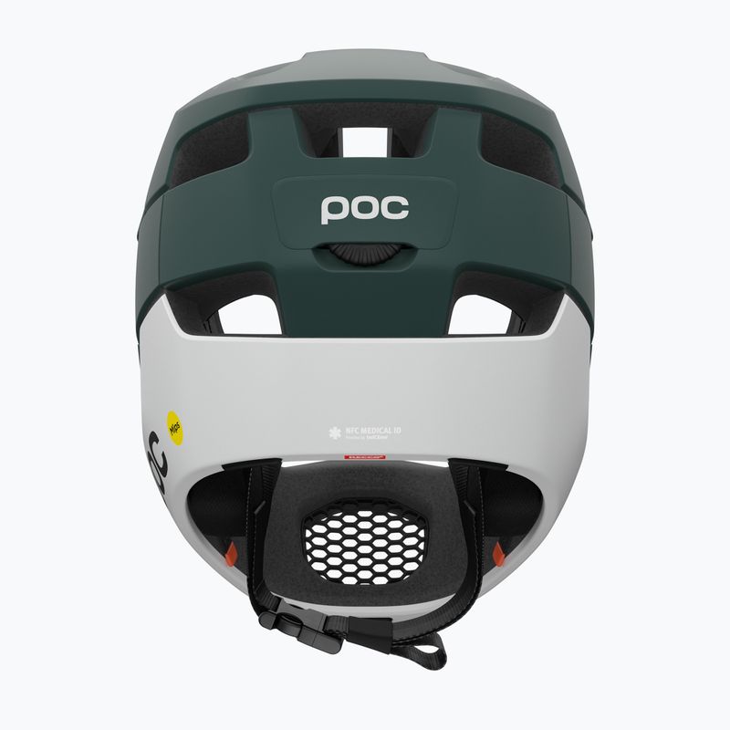 Fahrradhelm POC Otocon Race MIPS Paargasite green matt/hydrogen white matt 4