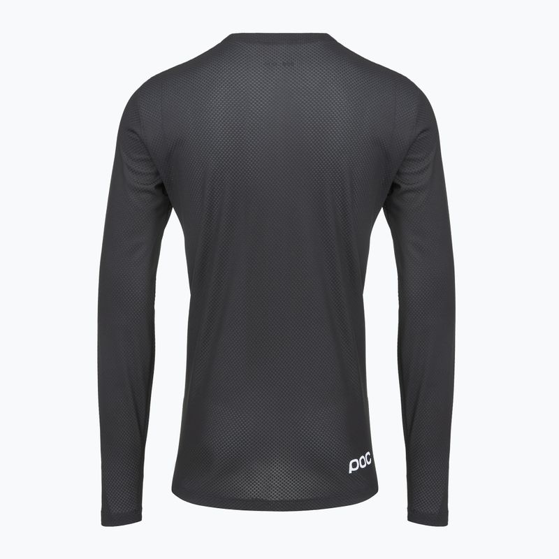 Fahrrad Longsleeve Herren POC Motion Air Jersey uranium black 2