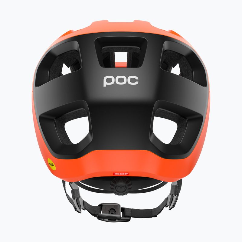 Fahrradhelm POC Cularis fluorescent orange matt/uranium black matt 4