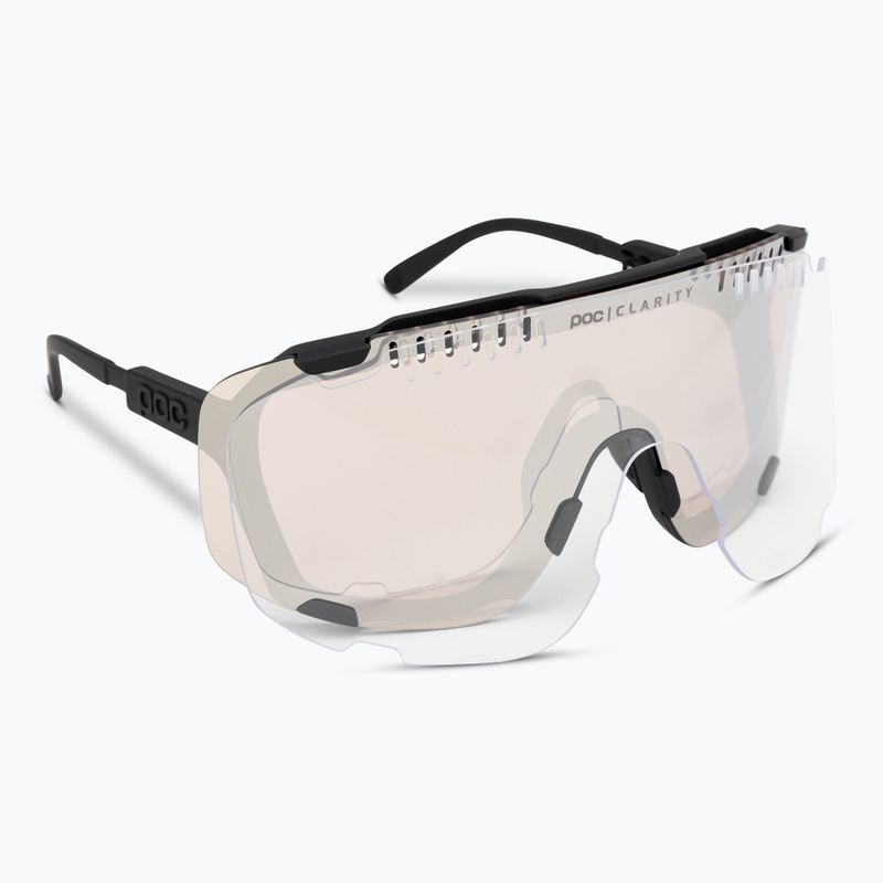 POC Devour uranium black/clarity trail/partly sunny silver Sonnenbrille