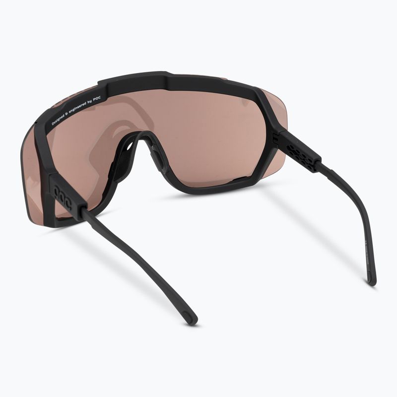 POC Devour uranium black/clarity trail/partly sunny silver Sonnenbrille 3