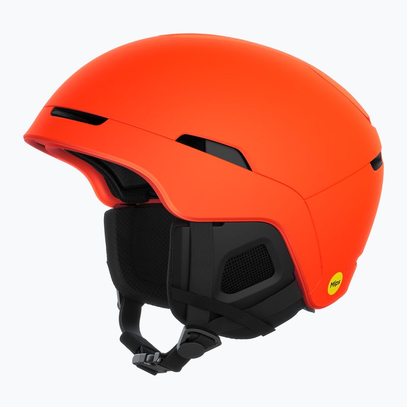 Skihelm POC Obex MIPS fluorescent orange matt